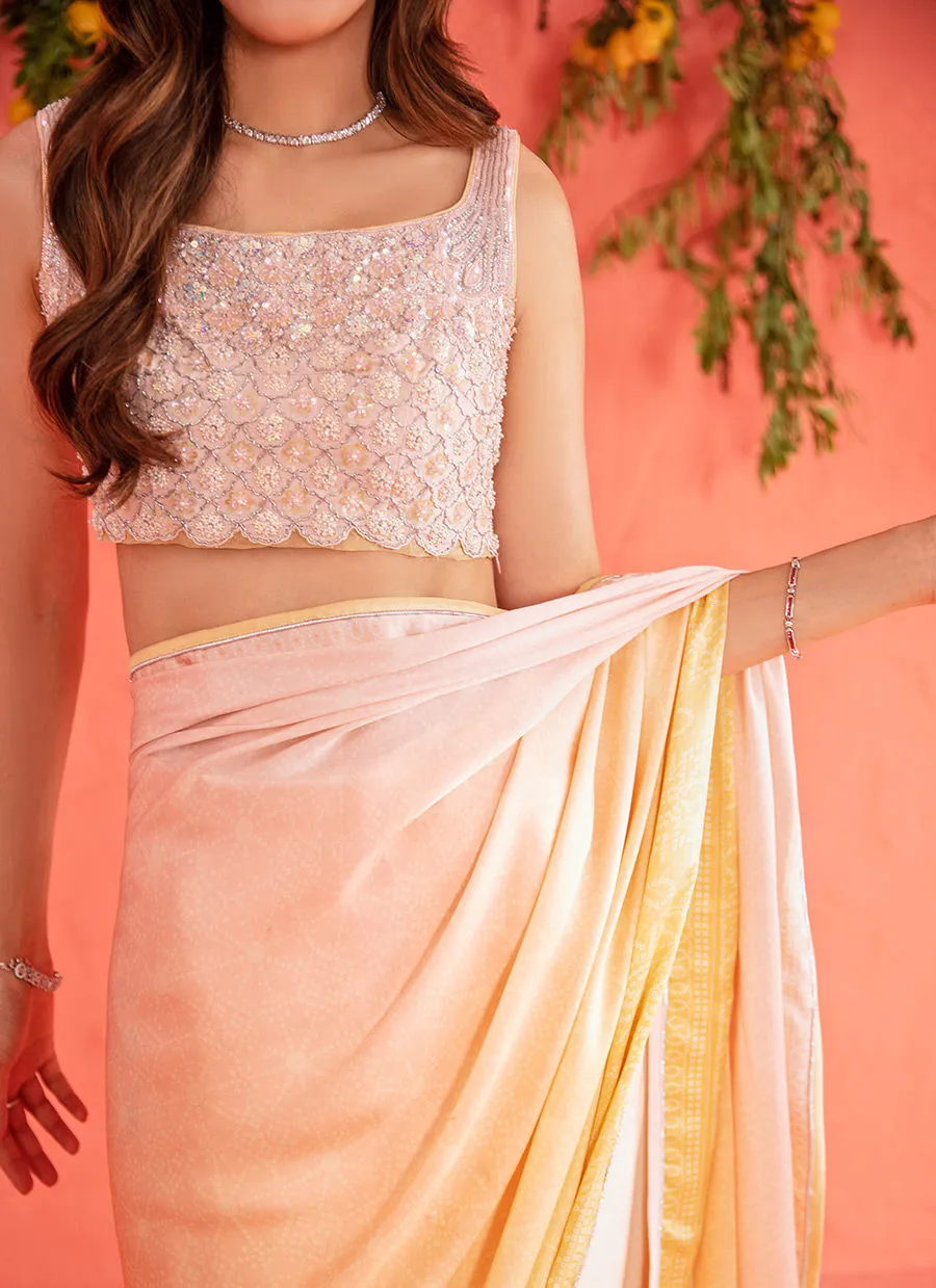 Mayna Festive Luxe Pret 23 - Rumi Charmeuse Saree