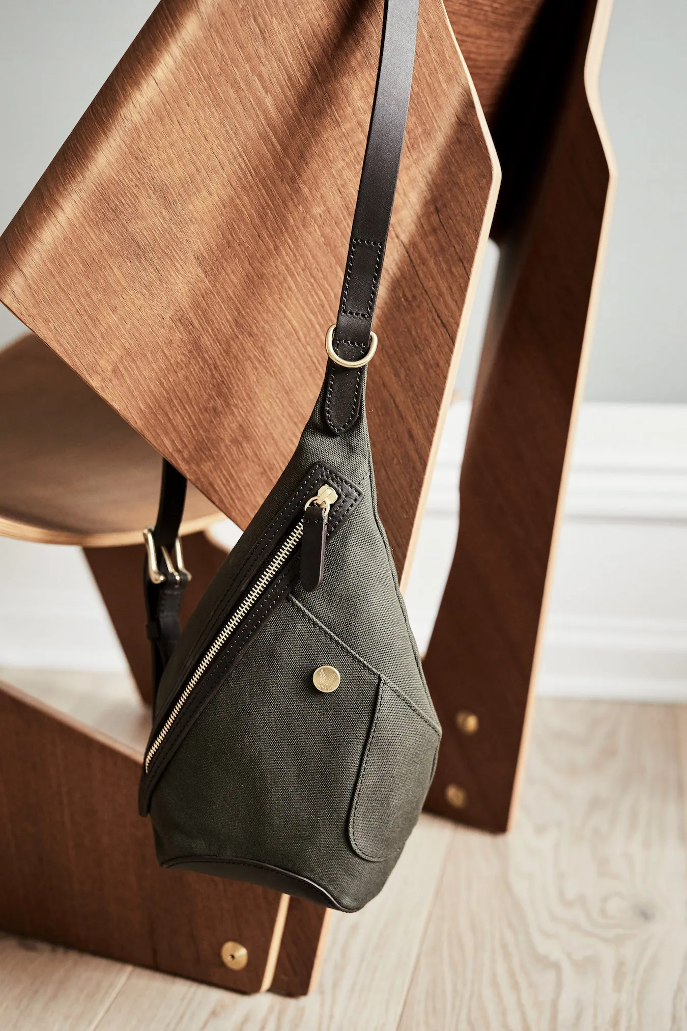 M/S Drop bag - Coal/Black