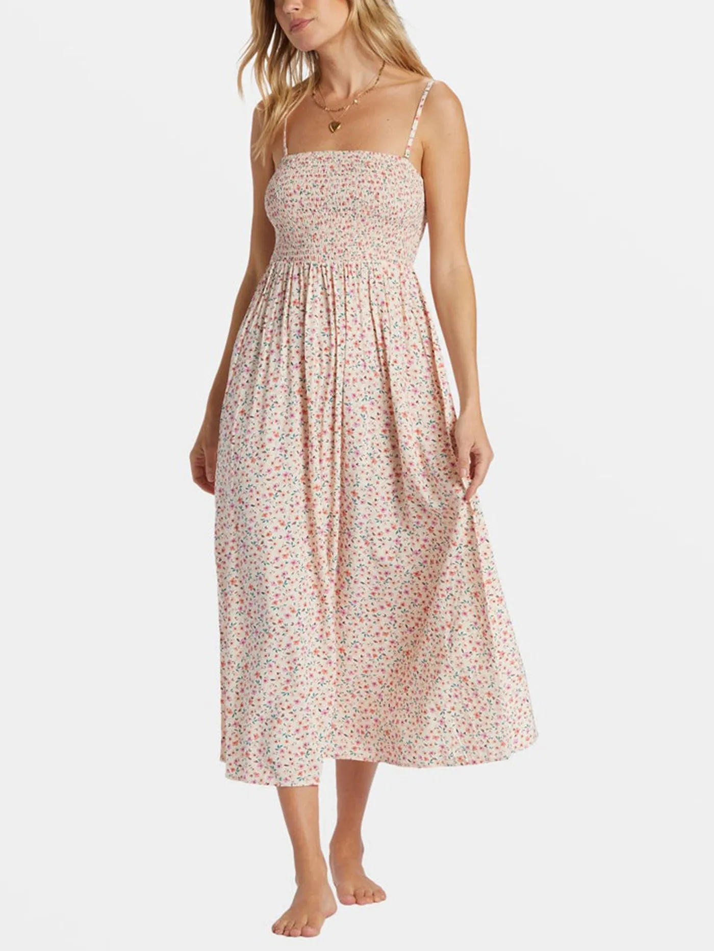 Off The Coast White Cap Dress