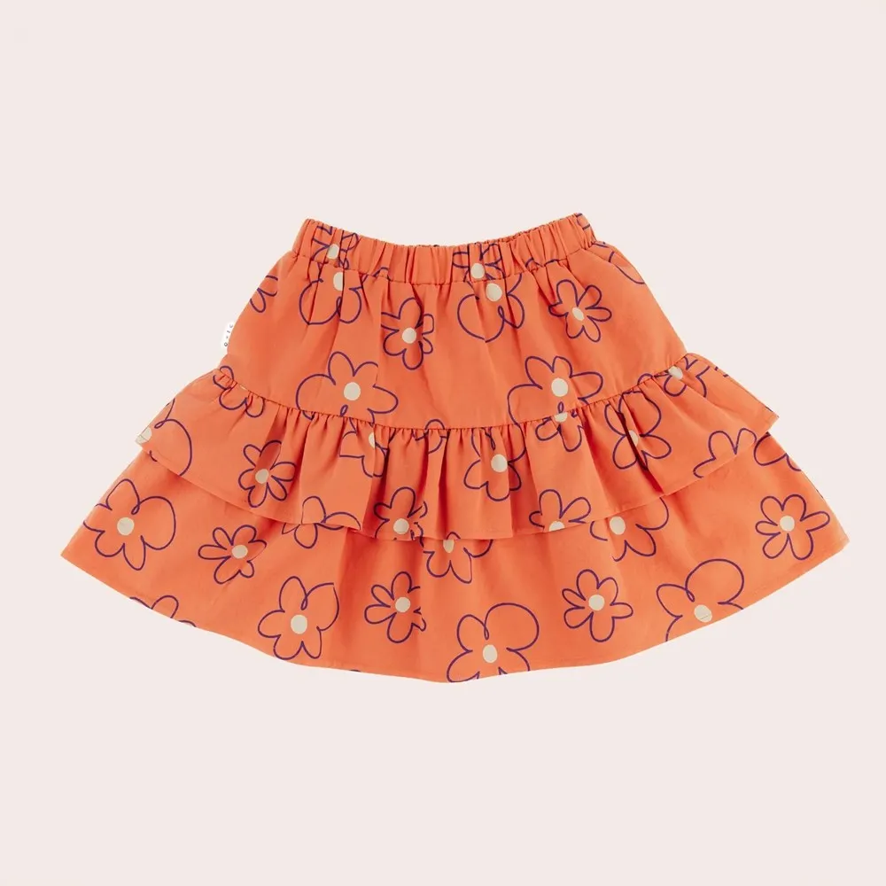 Olive   The Captain: Abby Skirt Coral Fleur