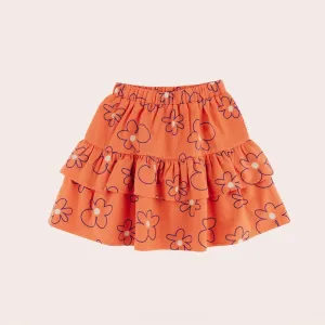 Olive   The Captain: Abby Skirt Coral Fleur