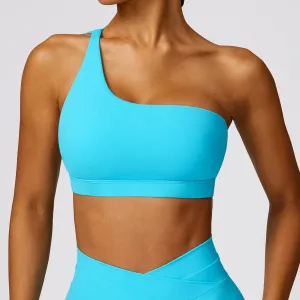One Shoulder Sports Bra