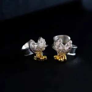 Peacock Toe Ring