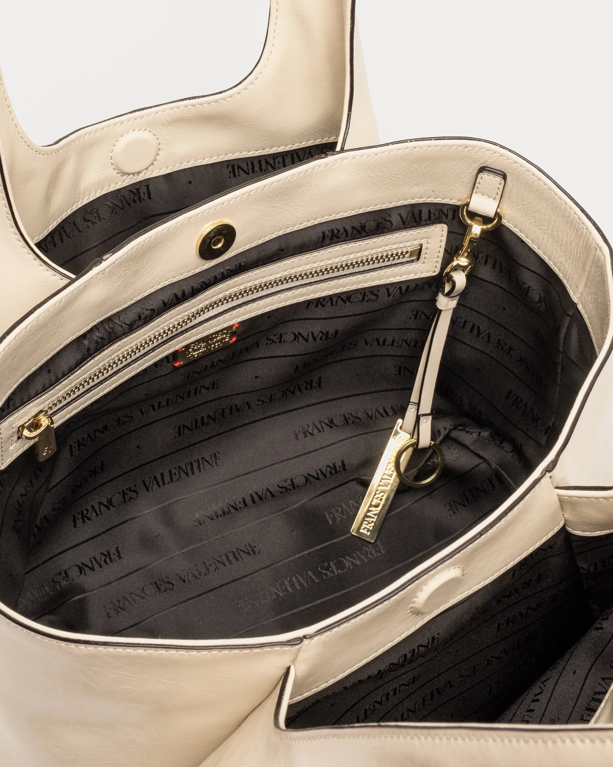 Portia Satchel Crinkled Leather