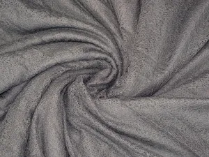 Precut of 2.5 Meter Dark Cloud Gray Nylon Net Fabric