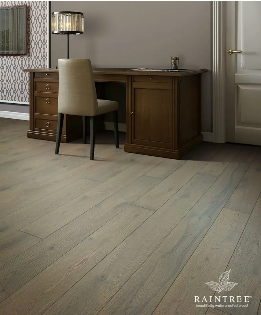 Raintree - Waterproof Hardwood Flooring -  Laguna Vibes Collection - Driftwood