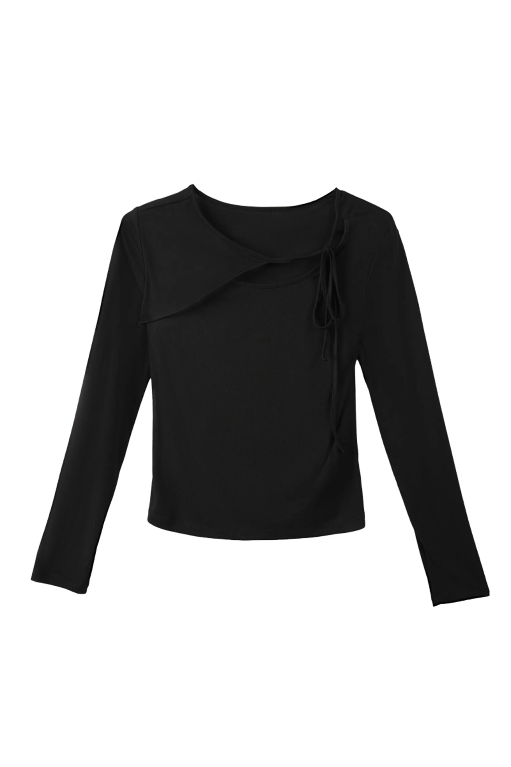 Reina Viscose Slim Fit Long Sleeve Top