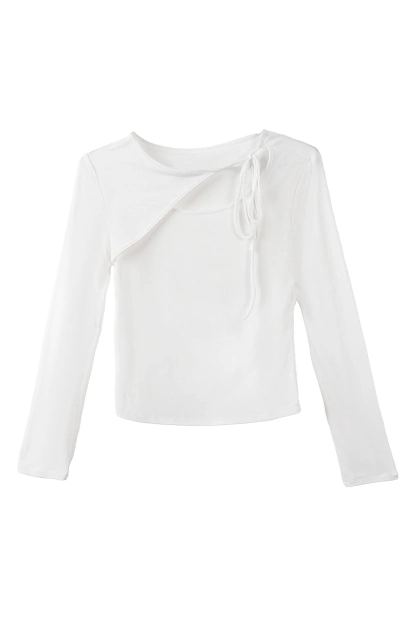 Reina Viscose Slim Fit Long Sleeve Top