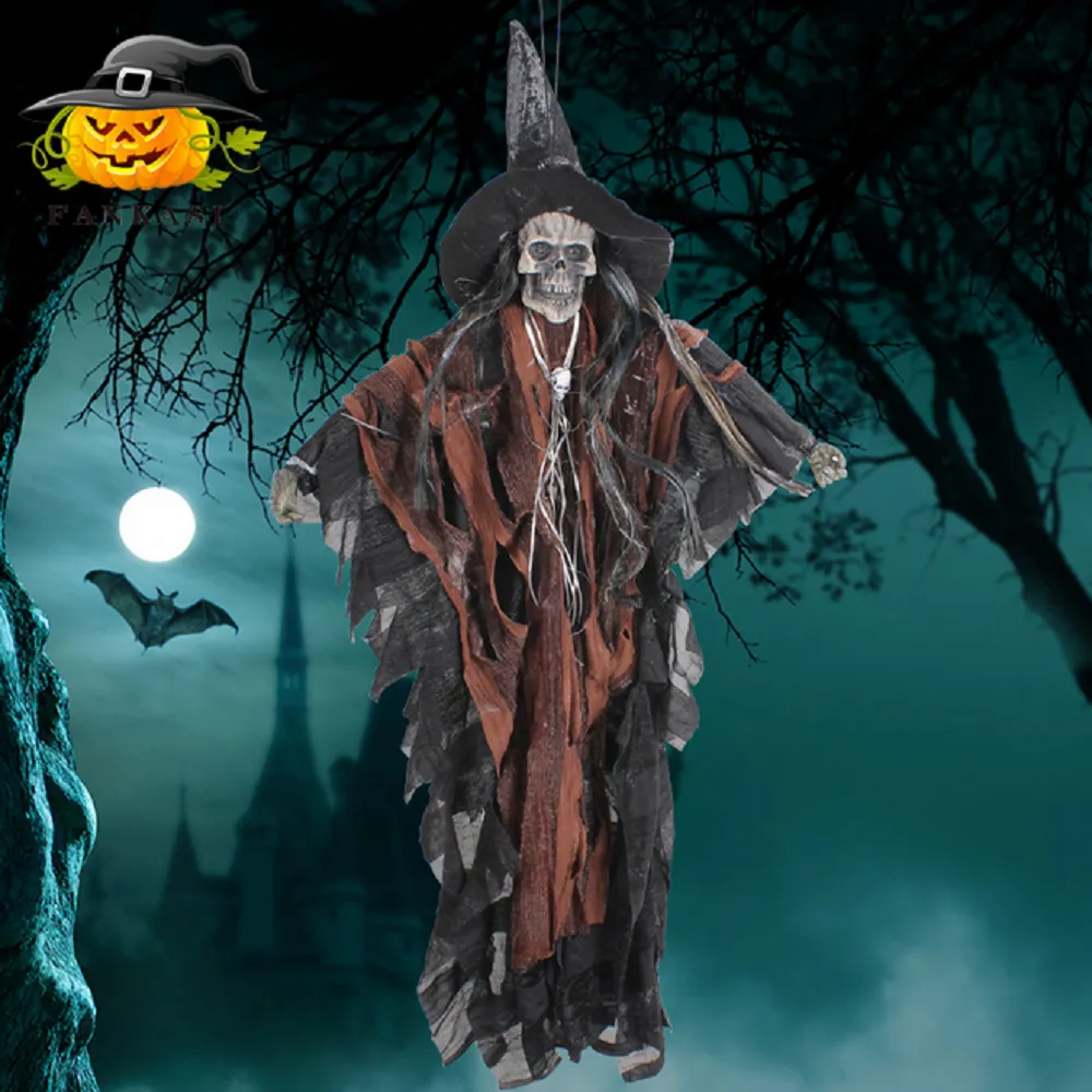 Scary Halloween Party Horror Skeleton Ghost Hanging Decoration