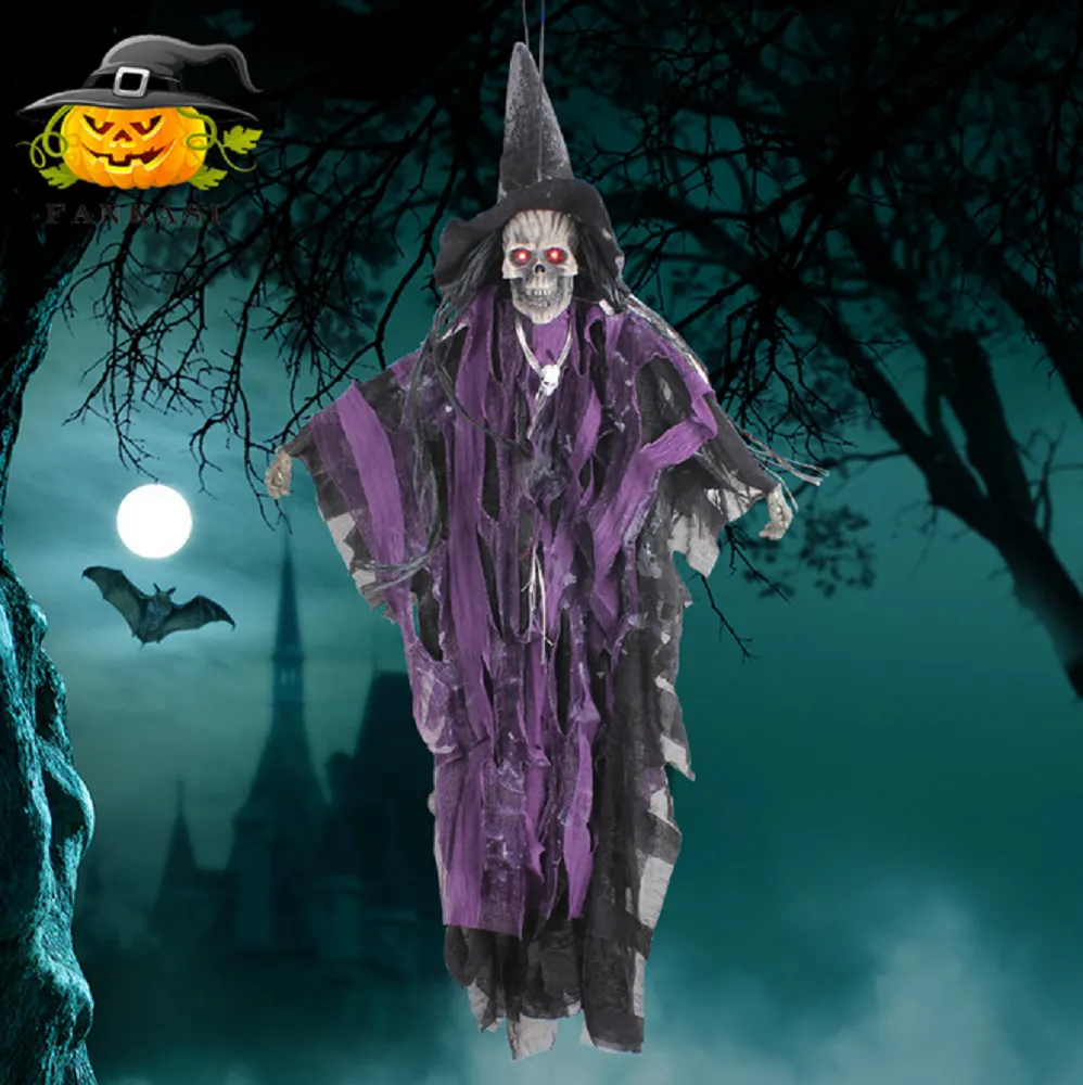 Scary Halloween Party Horror Skeleton Ghost Hanging Decoration