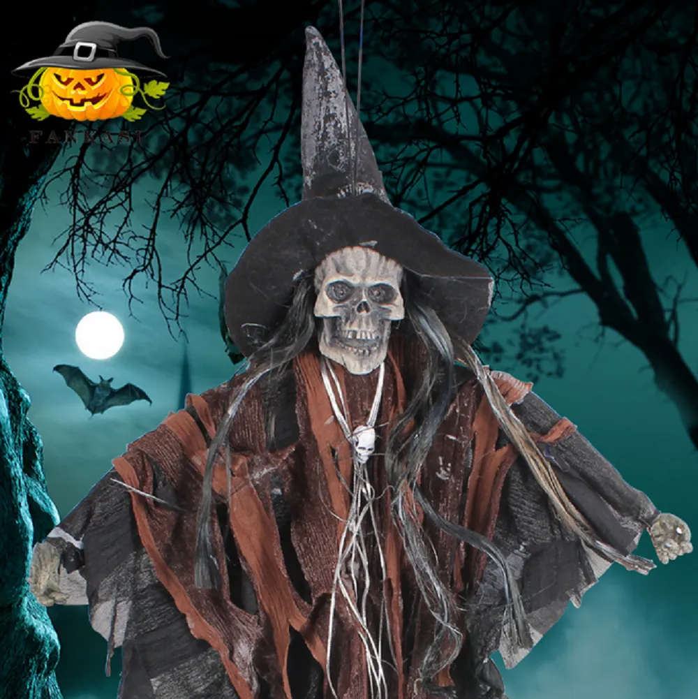 Scary Halloween Party Horror Skeleton Ghost Hanging Decoration