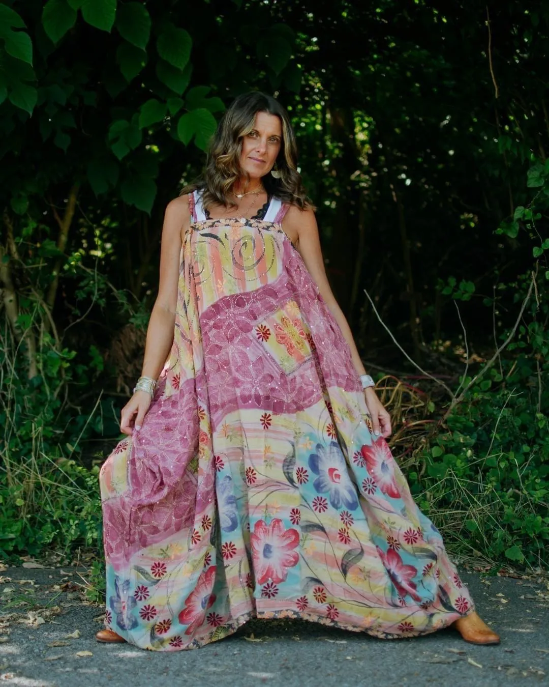 Silk Gonna Shine Maxi Dress #34 by Kantha Bae