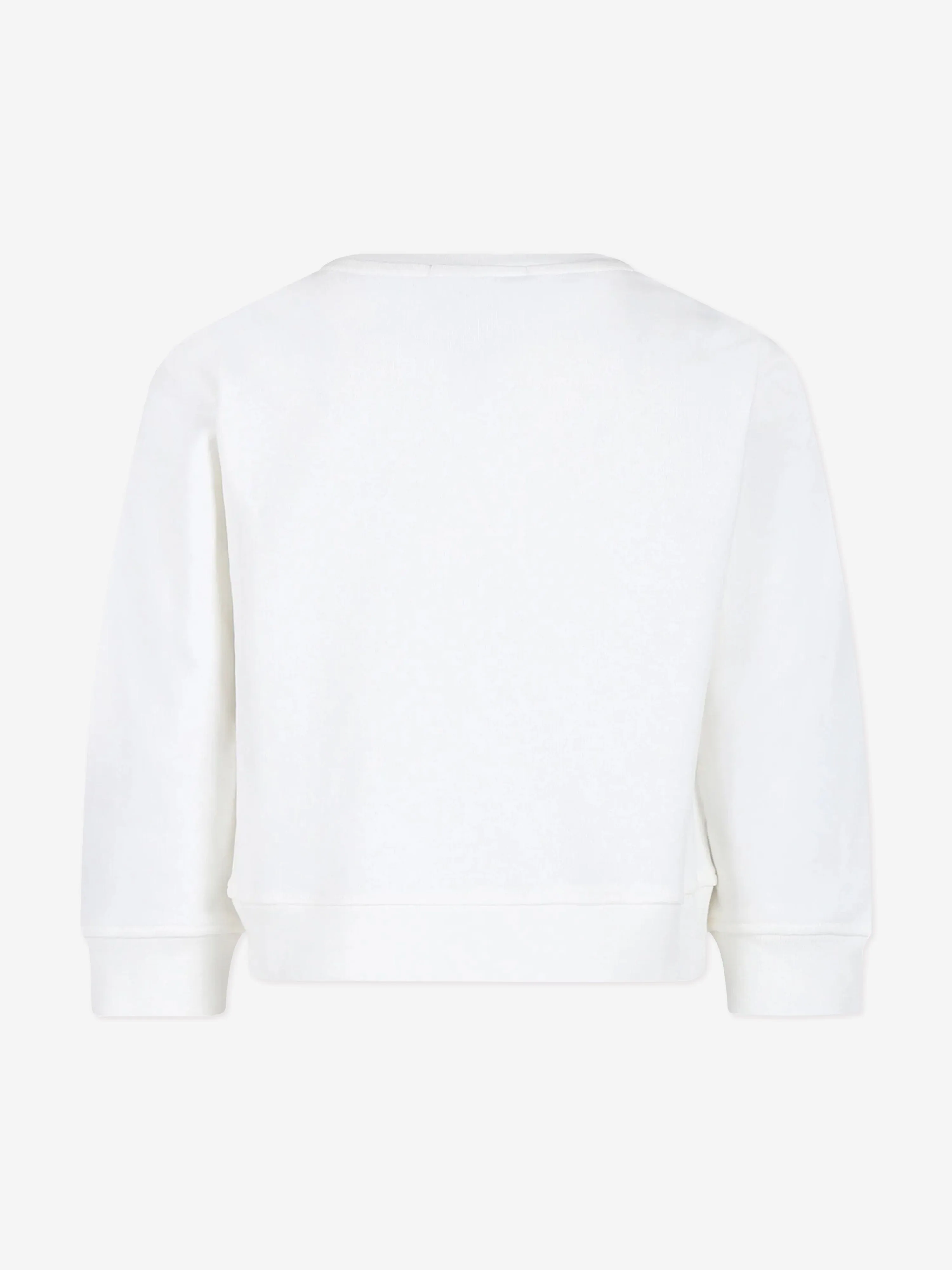 Stella McCartney Girls Logo Print Sweatshirt in Ivory