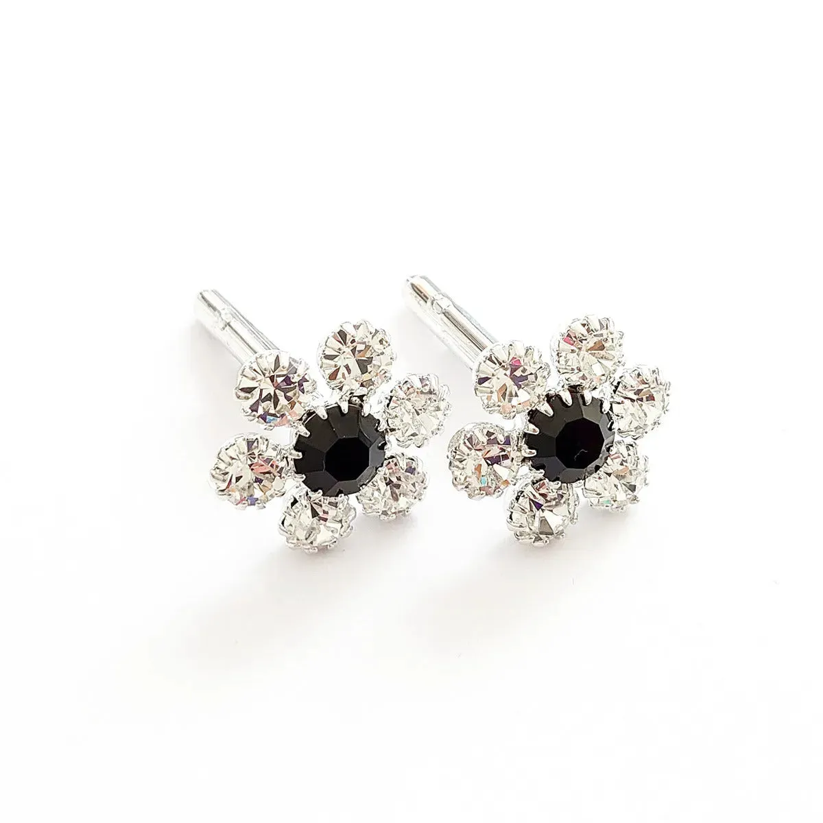 Swarovski Crystals Daisy Cufflinks