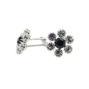 Swarovski Crystals Daisy Cufflinks