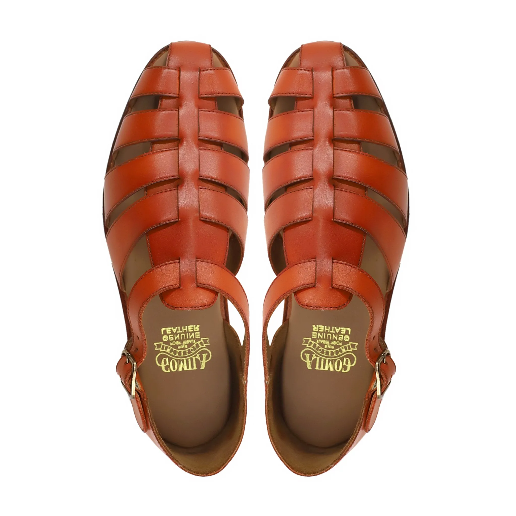 Takuya - Men's Tan Calf Leather Sandal