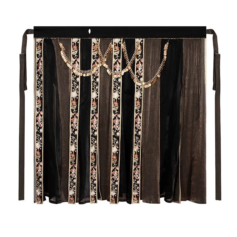 [Tang Dynasty] Hanfu Daily Tear Skirt Black Women's Suit