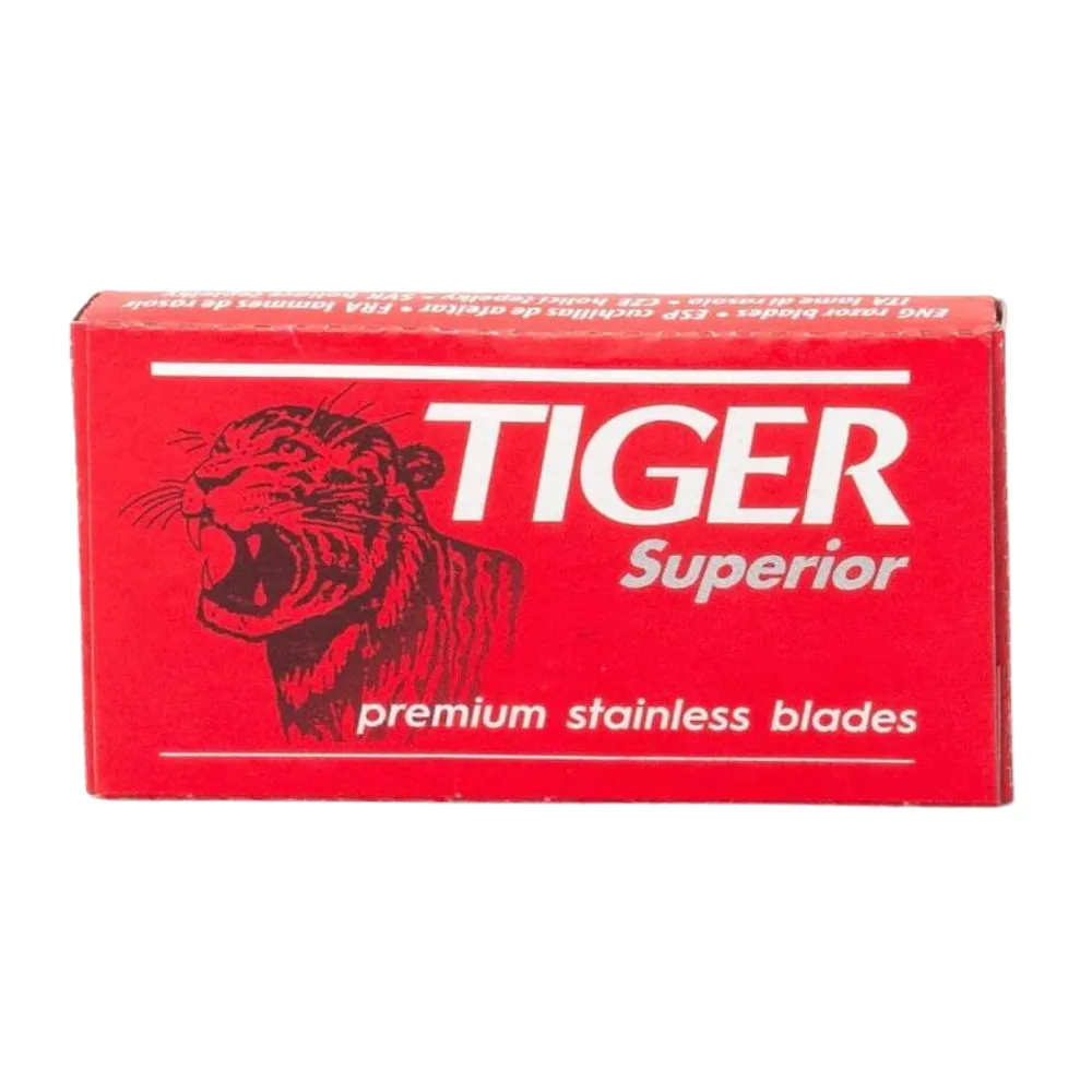 Tiger Superior Premium Stainless Double Edge Blades (100)