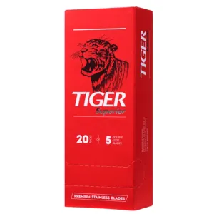 Tiger Superior Premium Stainless Double Edge Blades (100)