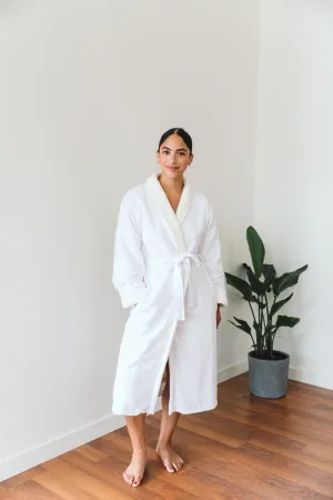 Tofino Towel The Nordic Robe | White, Navy   Grey