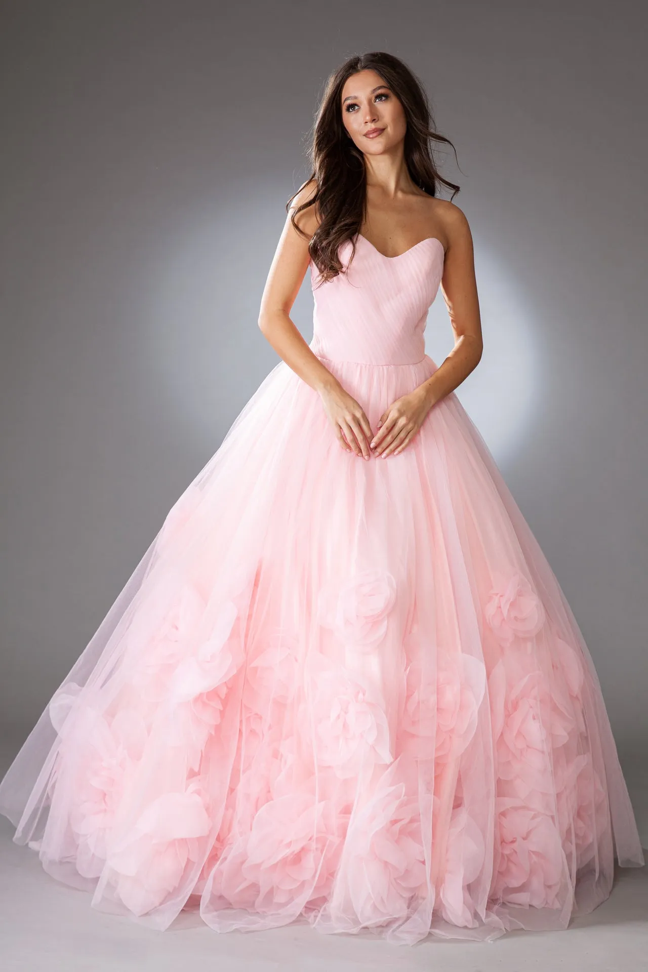 Versatile Rose Petals Ethereal  Dress ACSU079