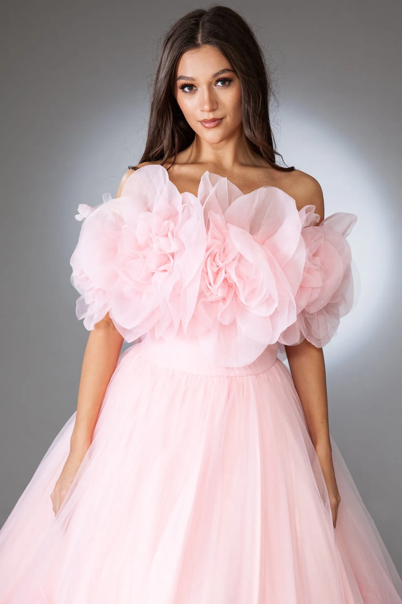 Versatile Rose Petals Ethereal  Dress ACSU079