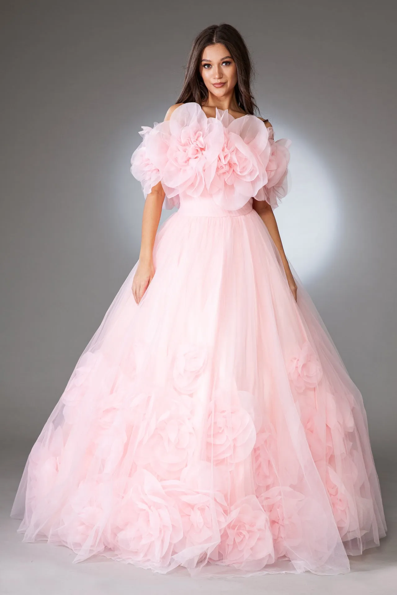 Versatile Rose Petals Ethereal  Dress ACSU079