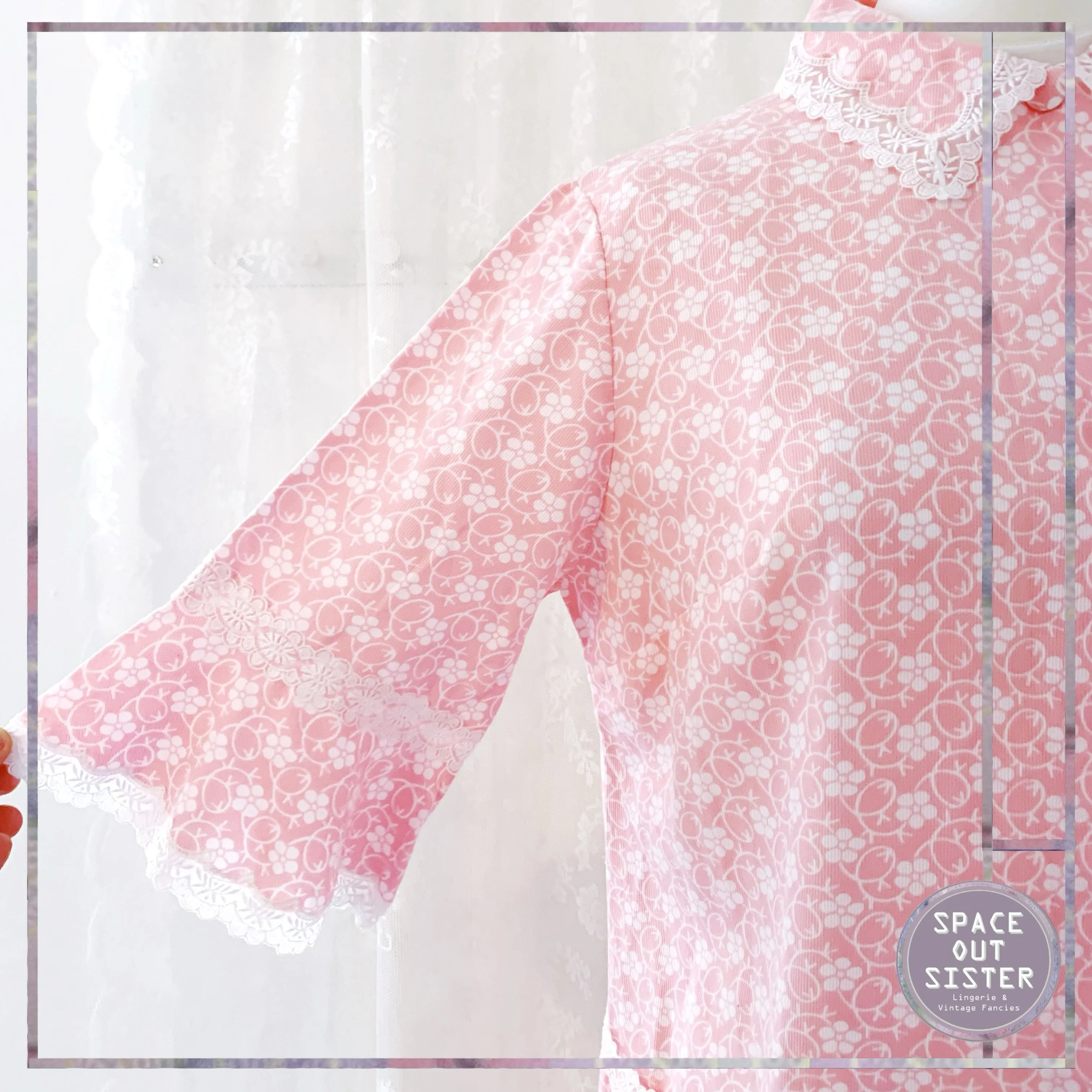 Vintage Tulip Sleeve Housecoat