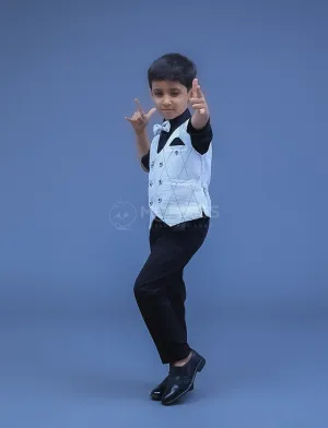 WHITE PARTY WEAR SET FOR BOY