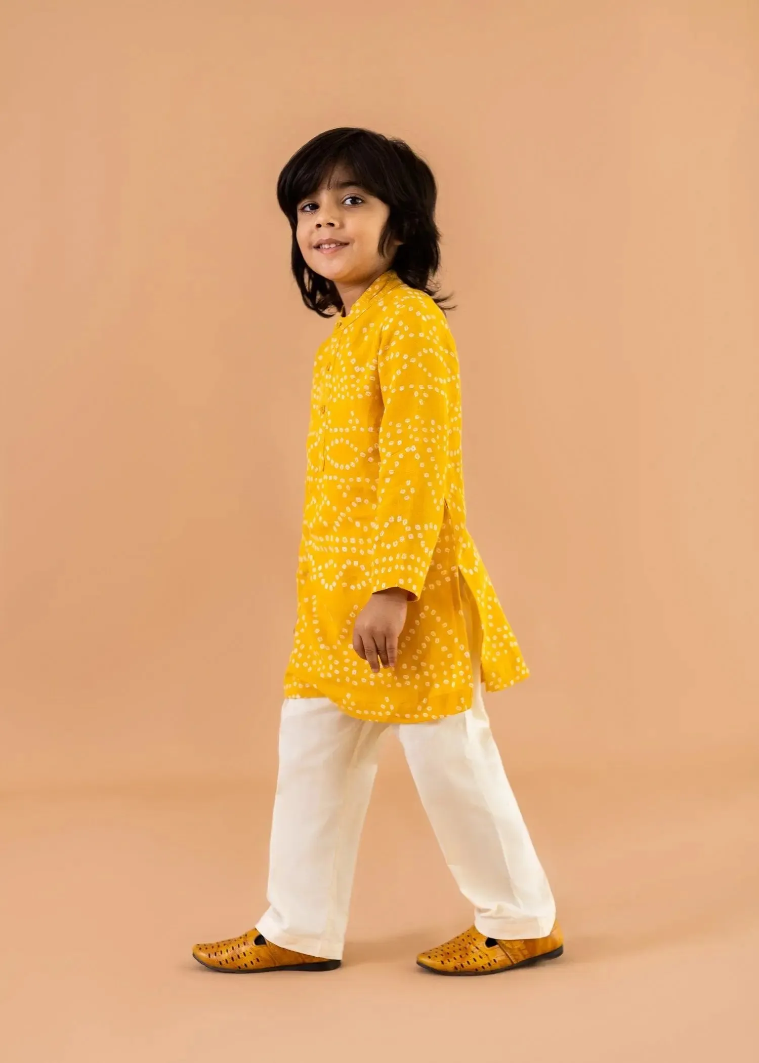 Yellow Festive Kurta Boys (6 Months-14 Years)